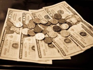 dinheiro dolares em especie