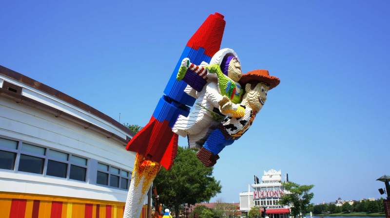 loja lego em Downtown Disney