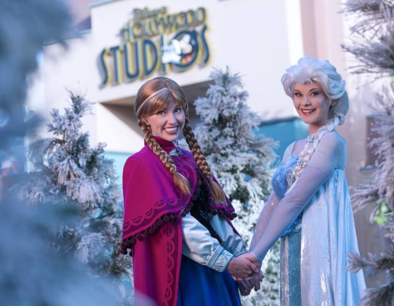 Anna e Elsa do Filme Frozen no Hollywood Studios