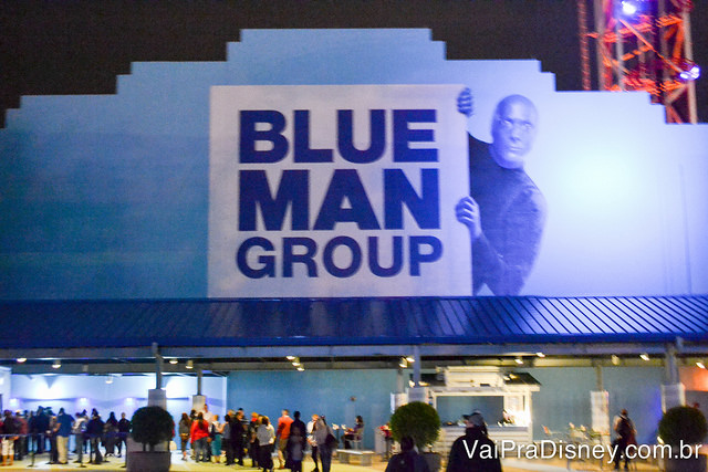 Entrada do teatro do Blue Man Group em Orlando