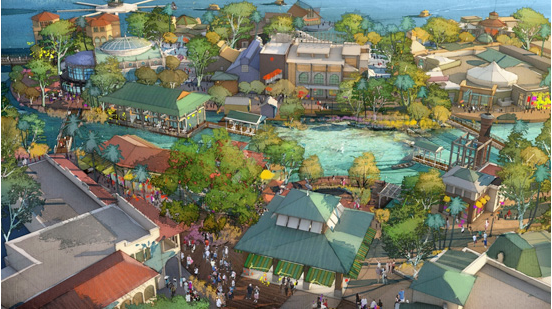 Imagem do que deve ser o futuro do Downtown Disney/ Disney Springs.