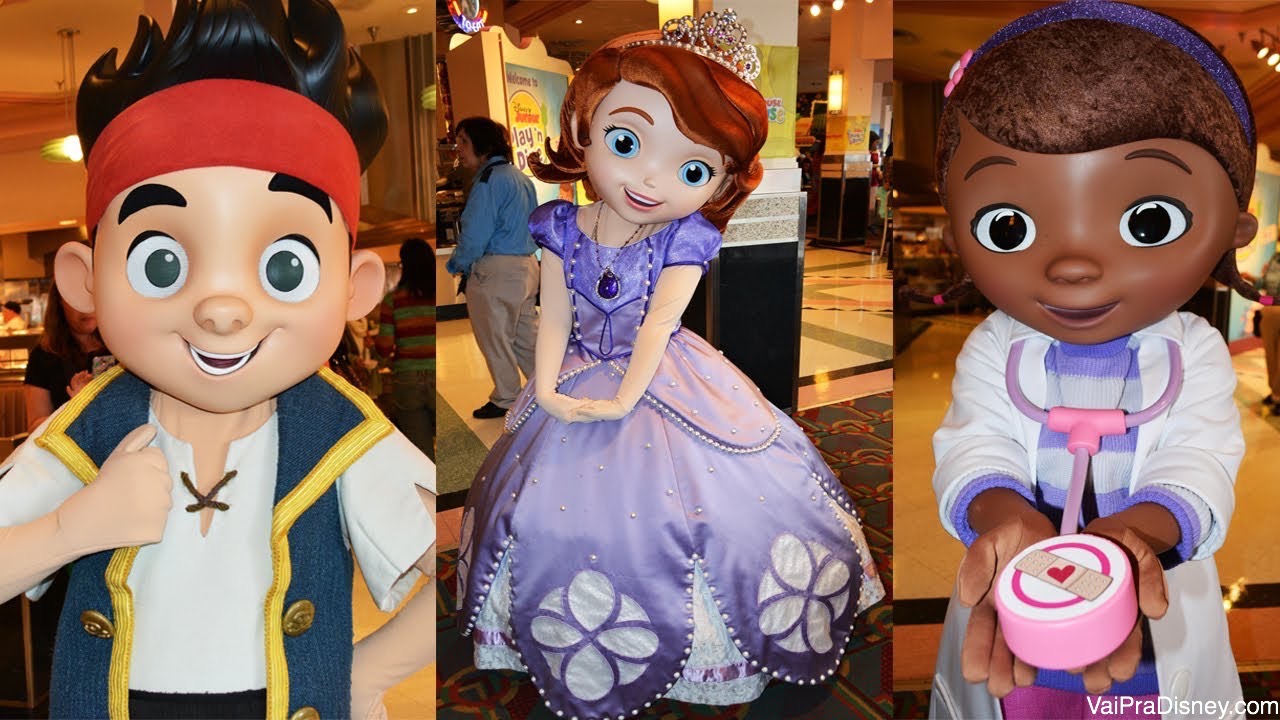 Personagens do Disney Junior no Hollywood & Vine