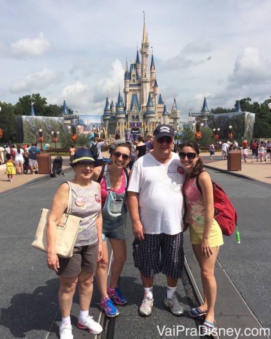 Família inteira na Disney!