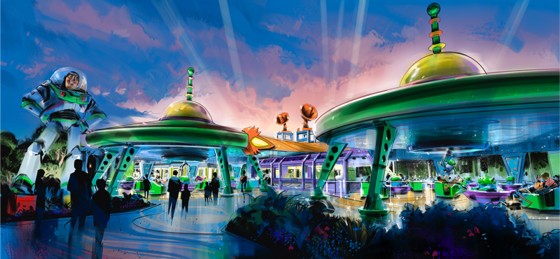 Imagem do que podemos esperar na nova Toy Story Land! :D