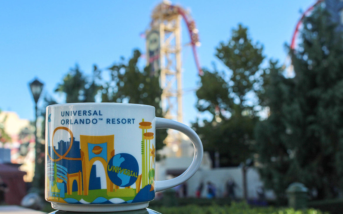 Nova caneca da Universal Orlando no Starbucks