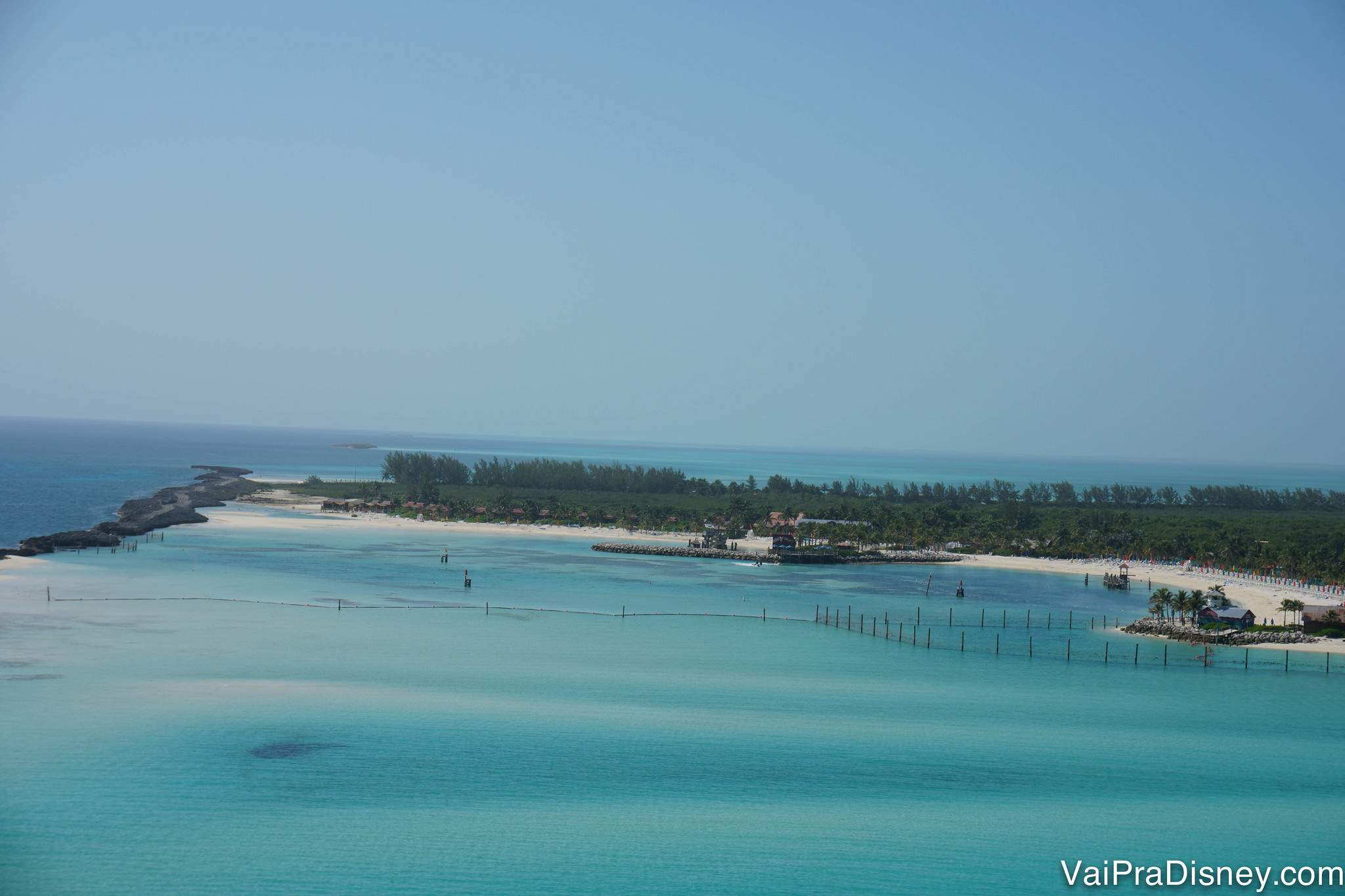 A Castaway Cay é a ilha privativa da Disney nas Bahamas, e parada de quase todos os cruzeiros que partem da Flórida.