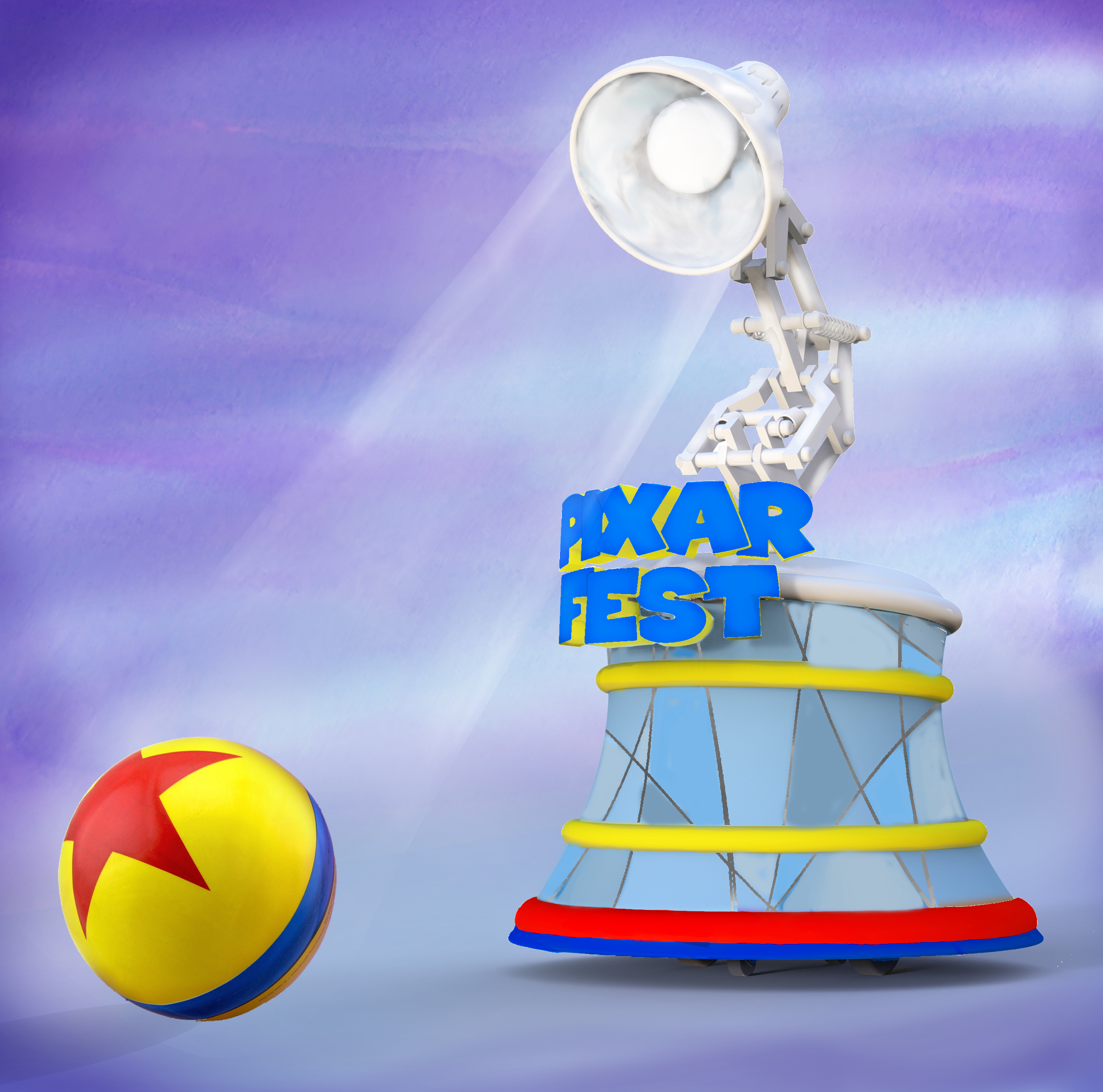 Como nos filmes, a Lâmpada da Pixar fará a abertura da parada.
