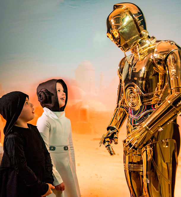 C-3PO: um dos personagens favoritos das crianças 