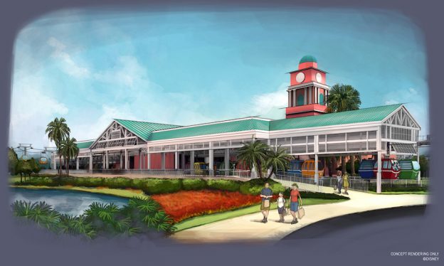 A estação do Caribbean Beach será a central 