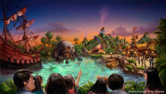 Conceito da Terra do Nunca do Peter Pan que chegará ao Tokyo DisneySea 