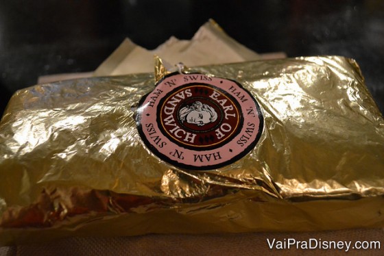 Selo que vem nos sanduíches com o earl of sandwich