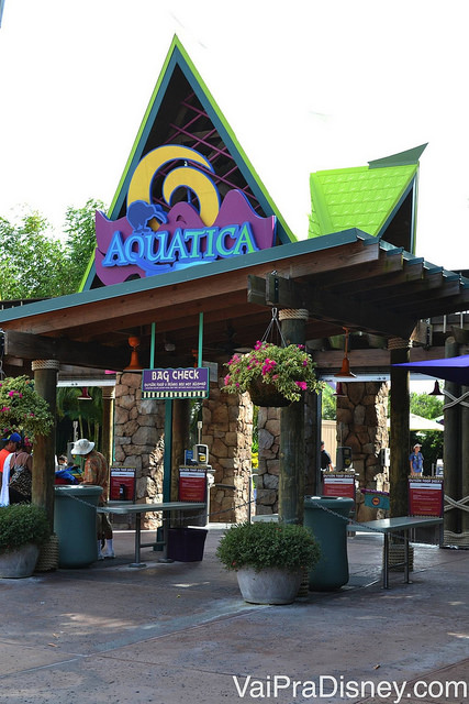 Entrada do Aquatica em Orlando