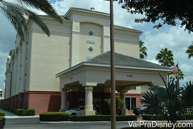 Foto da fachada do Hampton Inn em Lake Buena Vista