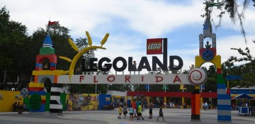 Entrada da Legoland. Belo ponto para tirar fotos!