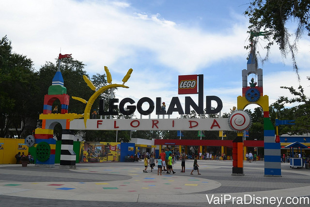 Entrada da Legoland. Belo ponto para tirar fotos!