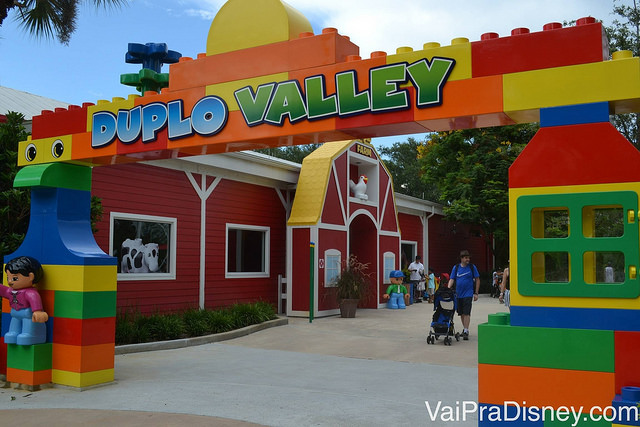 Entrada da área que os pequenos mais vão aproveitar no Legoland