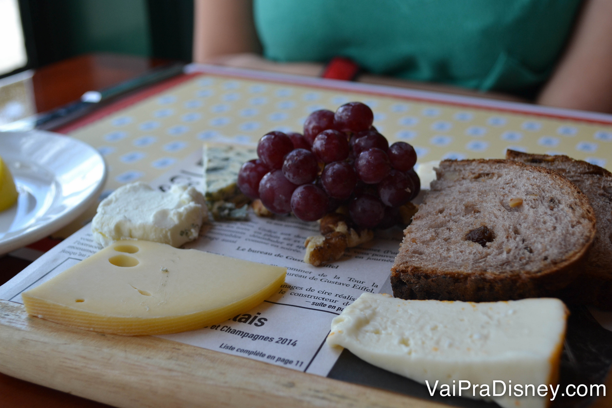 Tábua de queijos do Chefs de France.