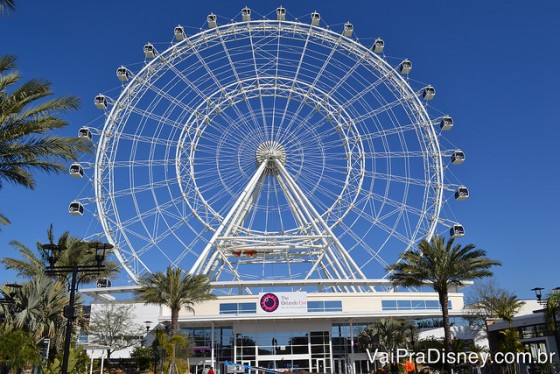 Se vai até o I-Drive 360, aproveite para ir também no Orlando Eye. 