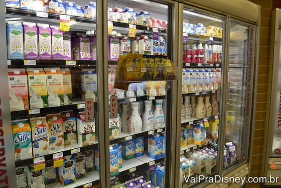 Algumas alternativas sem lactose.