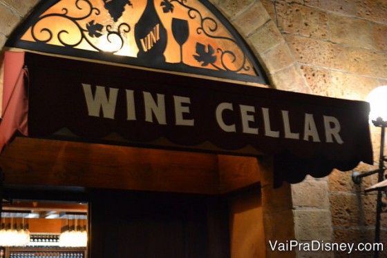 O Tutto Gusto Wine Cellar fica escondidinho no pavilhão da itália do Epcot.