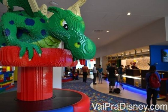 Recepção do Legoland Hotel