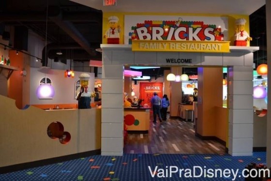 Bricks, o restaurante do hotel do Legoland