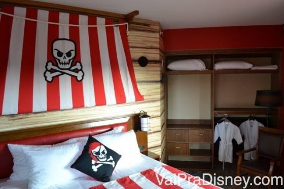 Quarto do casal na suite master do Legoland Hotel