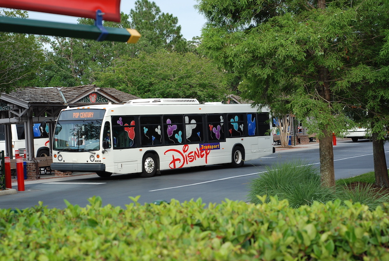 Transporte gratuito dentro da Disney