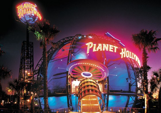 A foto é de divulgação de como era o Planet Hollywood antes da reforma. 