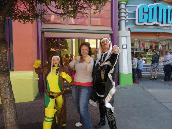 Com os X-Man no Islands of Adventure