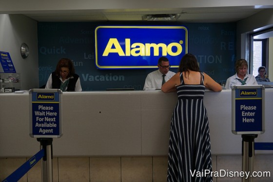 A Alamo e a National também dividem o balcão por lá.