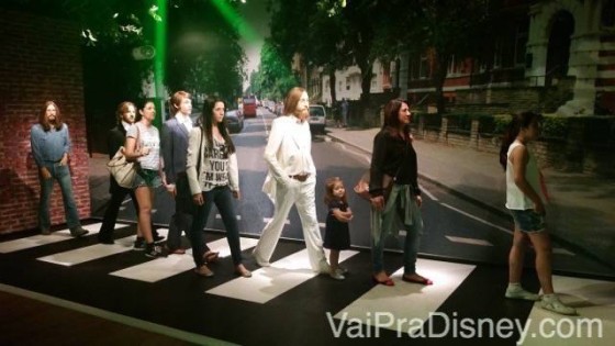 Hora da foto no Madame Tussauds! 