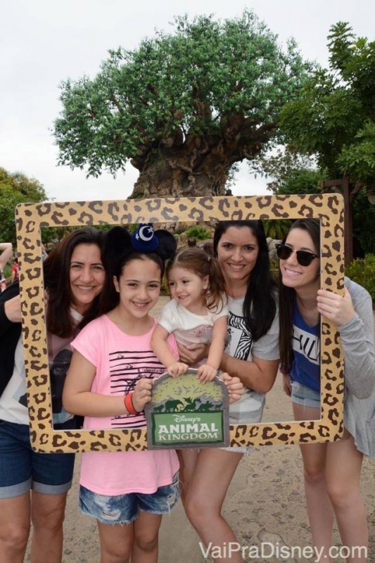 Foto clássica no Animal Kingdom.