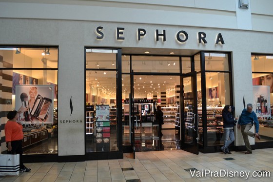 No Florida Mall você encontra diversas lojas muito procuradas por nós brasileiros, como a Sephora.