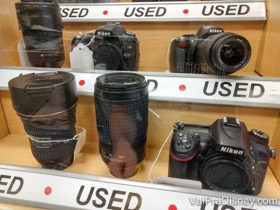 Câmeras usadas de altíssima qualidade na Harmon Photo. Preços bem abaixo das outras lojas