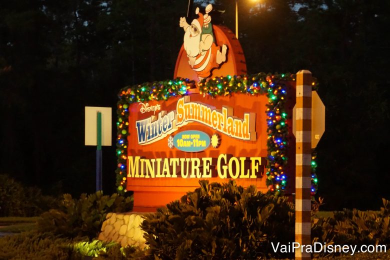 Winter Summerland é o campo de minigolfe do complexo da Disney World, em Orlando.