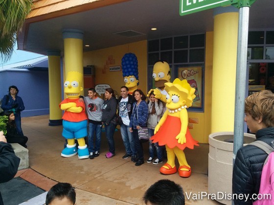 Os Simpsons também estão entre personagens da Universal muito procurados!