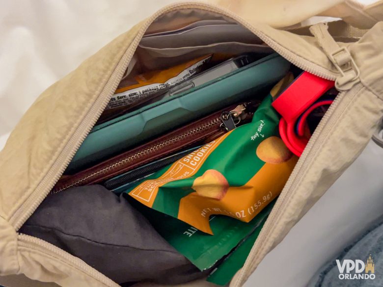 Foto da mochila para o parque