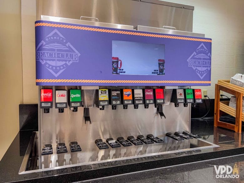 Fonte de bebidas no Port Orleans.