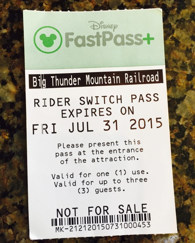 Rider Switch, é o Fastpass exclusivo para quem não pode ir com as crianças no brinquedo