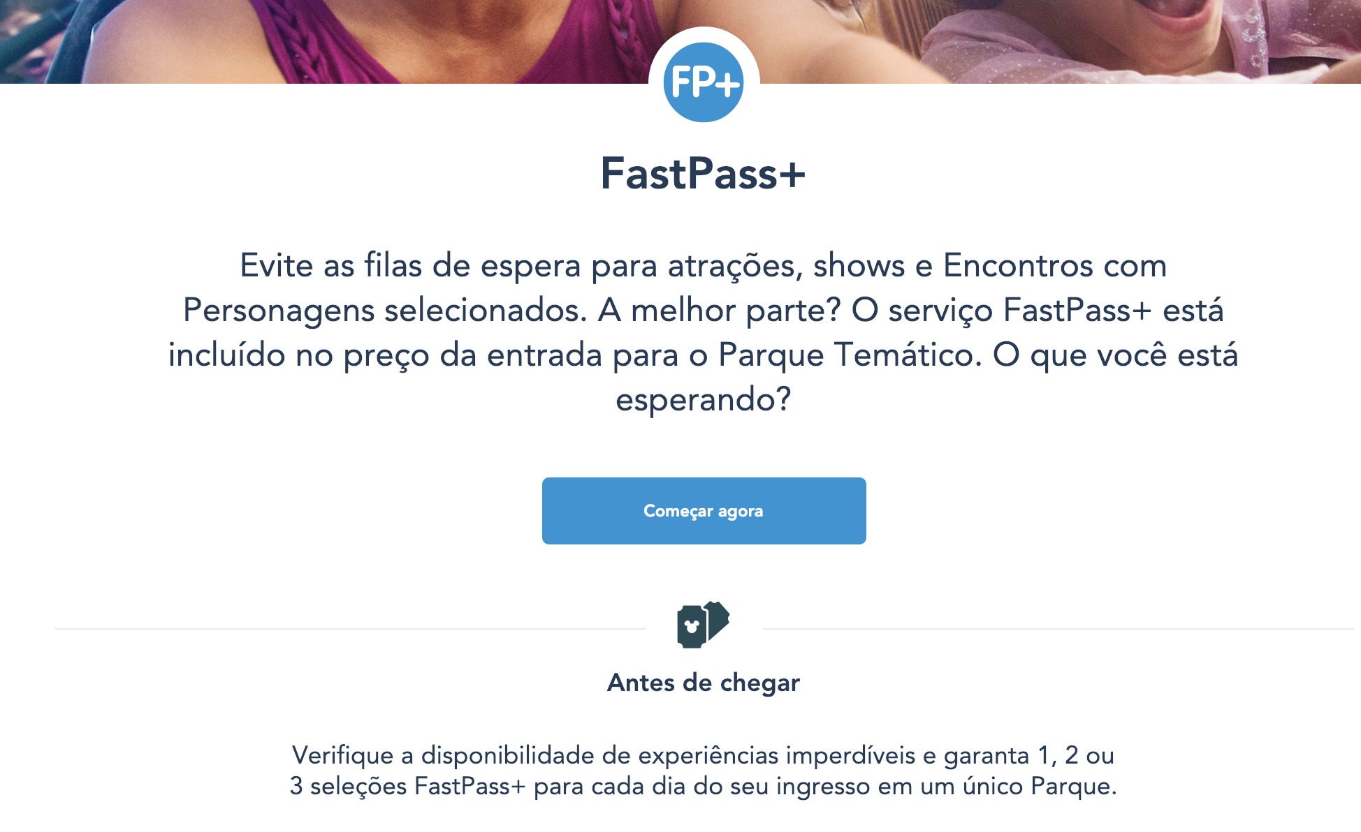 Passo a passo para marcar o Fastpass