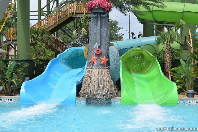 Toboáguas para quem quer ir sozinho ou em dupla, no Volcano Bay