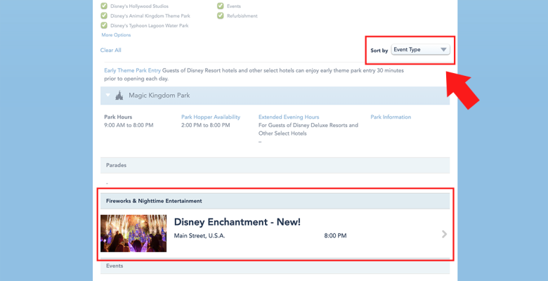 Horários de funcionamento dos parques da Disney - Vai pra Disney?