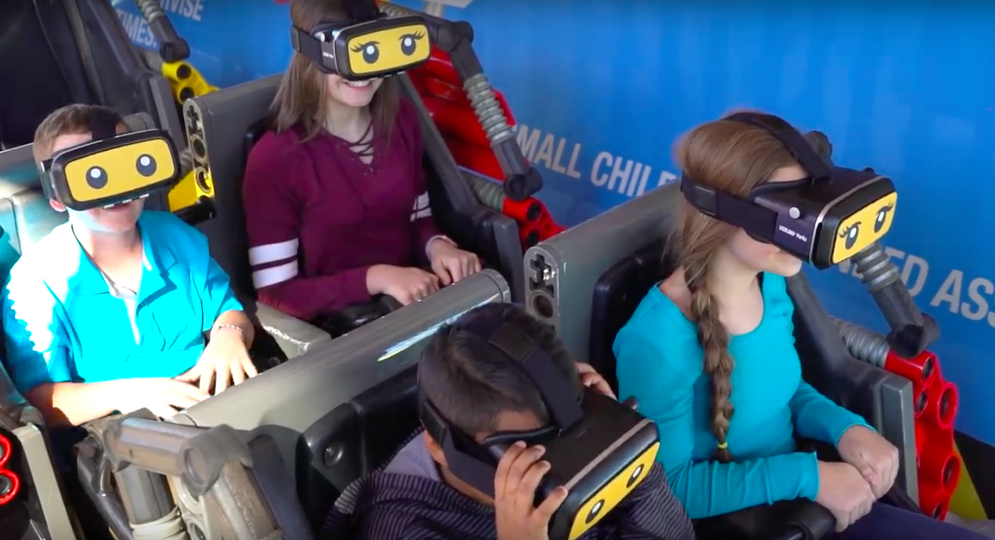 The Great Lego Race: a montanha Russa de realidade virtual do Legoland