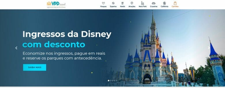 Nosso site de vendas de ingressos é o VPD Travel.