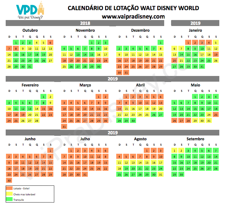 Qual a melhor época para ir à Disney? Vai pra Disney?
