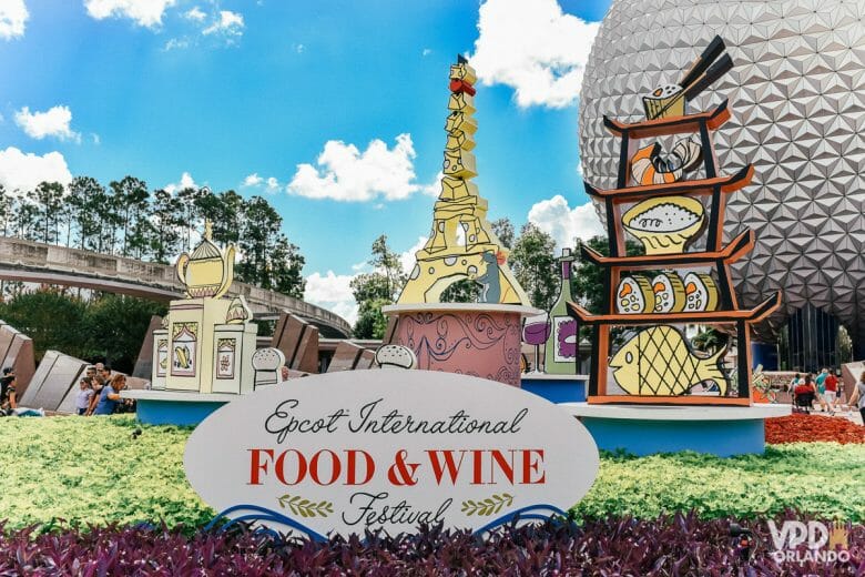 Novembro é o último mês do Food & Wine Festival no Epcot.