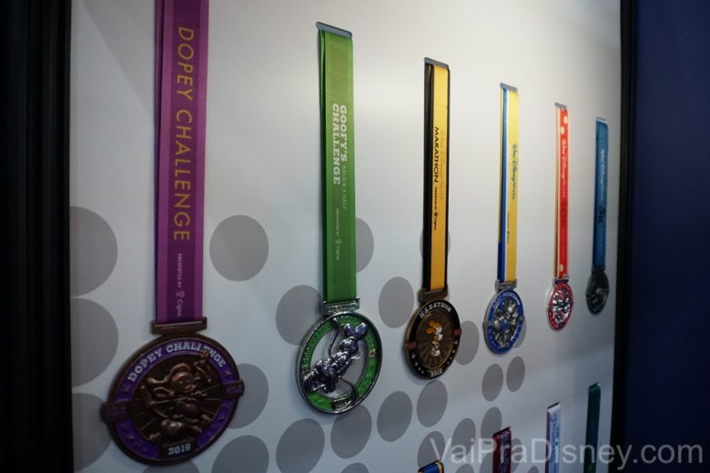 Motivação para começar a correr na Disney: as medalhas são lindas!!