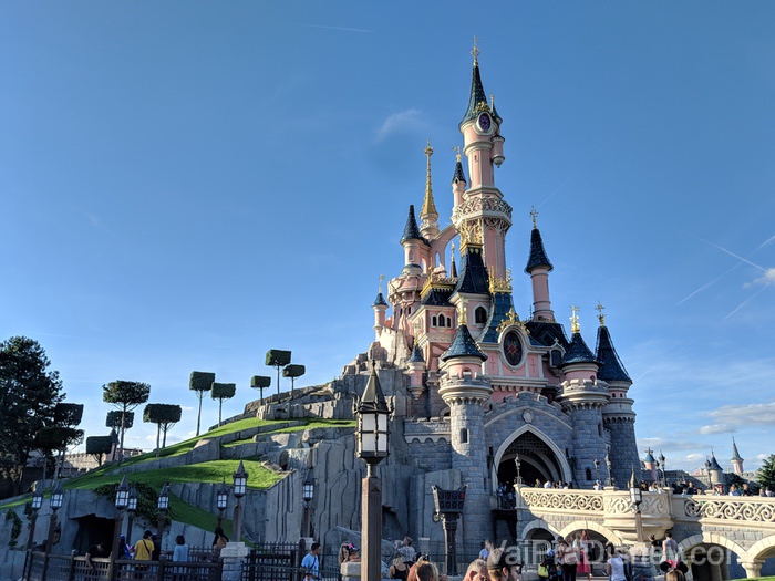 O castelo da Disneyland Paris