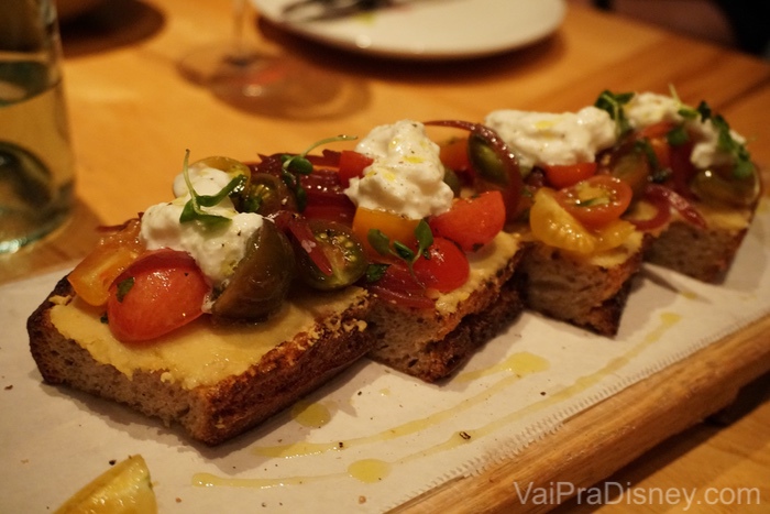 A bruschetta do Prato 